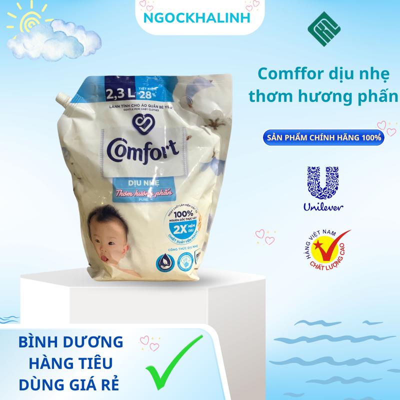 Comfort dịu nhẹ thơm hương phấn túi 2.3L
