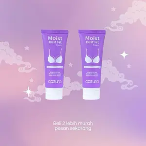 PAKET 2 PCS [BELI 2 LEBIH HEMAT] Cazura Moist Bust Fit Cream - Krim Nutrisi BPOM
