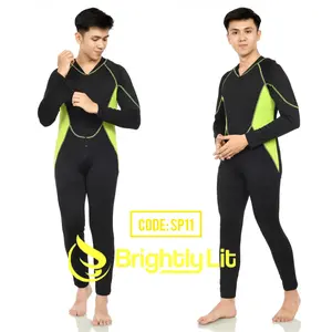 BrightlyLit/Baju renang panjang pria dan wanita dewasa baju renang unisex baju diving laki perempuan remaja selam panjang