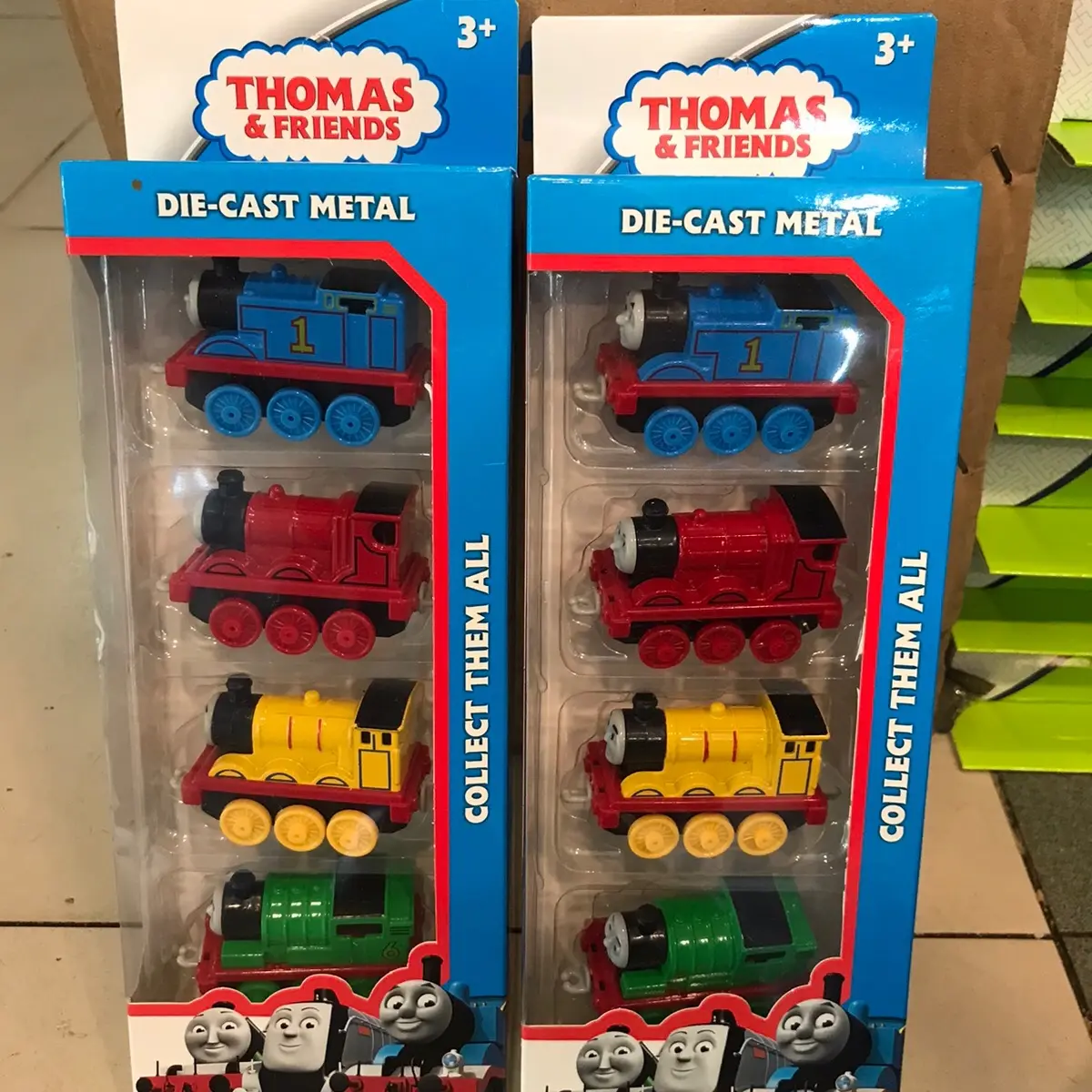 ￼DIECAST KERETA LOCOMOTIF METAL TRAIN THOMAS & FRIENDS SET 4 PCS MAGNET