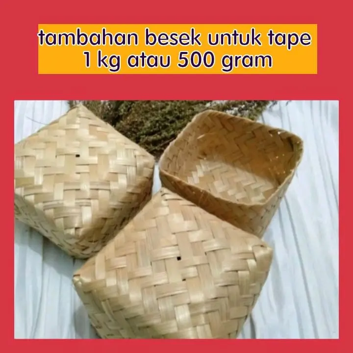 tambahan tutup besek bambu