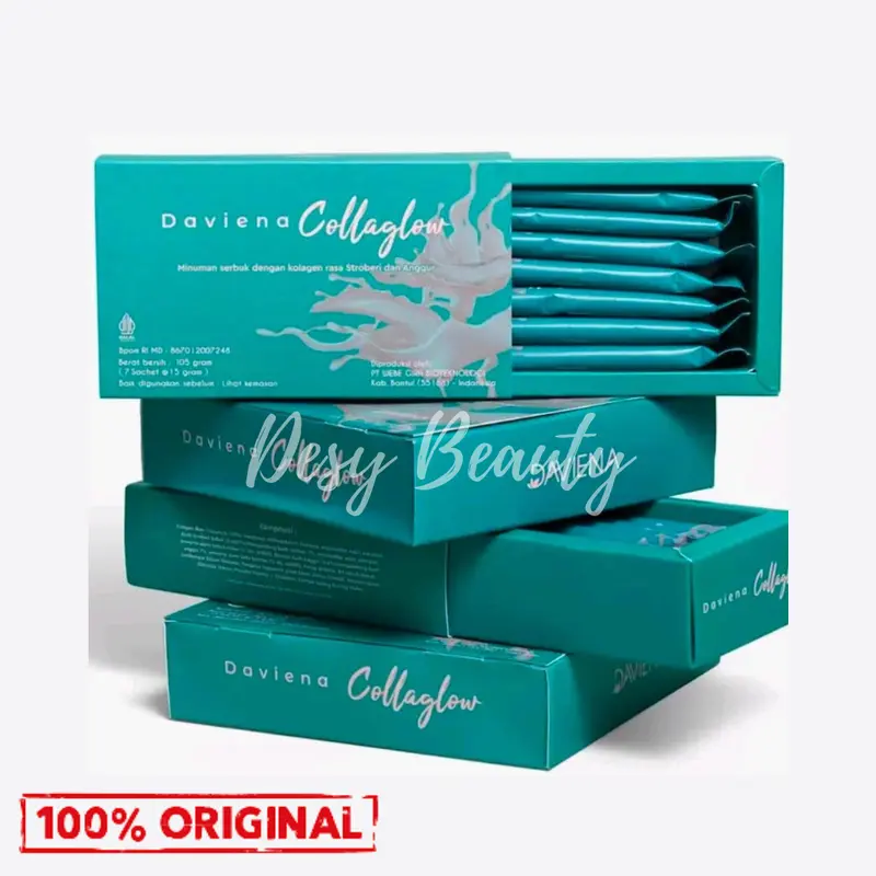 Minuman Kolagen Daviena Skincare Collaglow untuk Kecantikan Kulit Mencerahkan 0