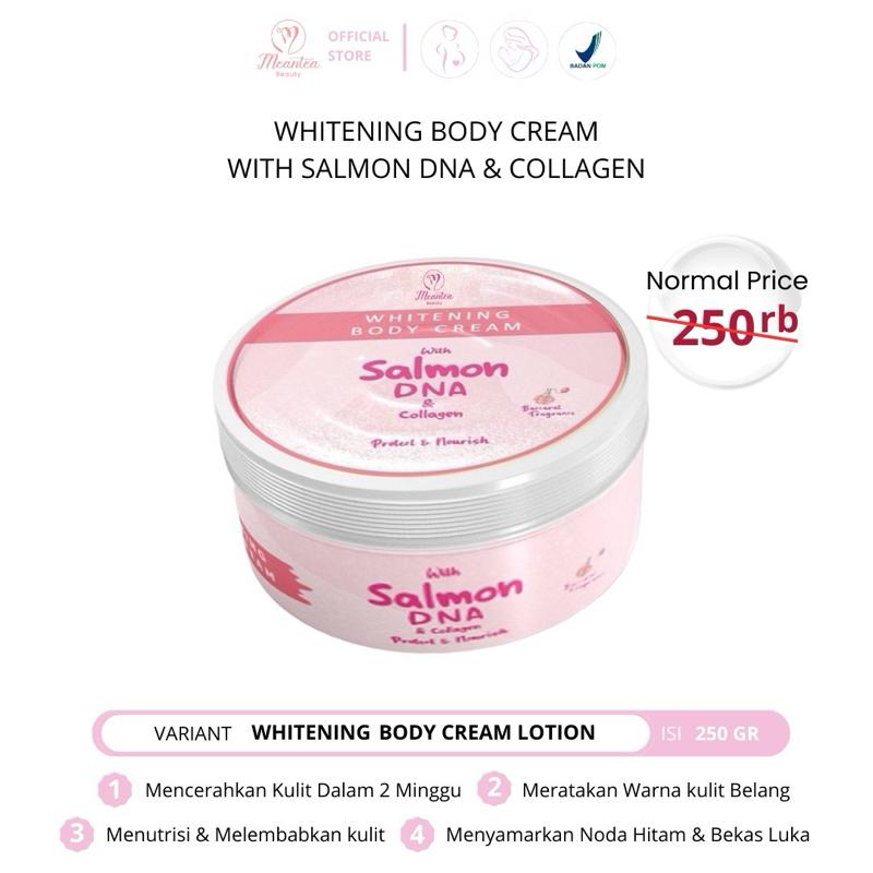 (CPT PUTIH) Body Cream Lotion 10x Extra Whitening DNA SALMON Memutihkan Mencerahkan 1