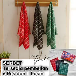 Serbet Warna Ukuran 50x50 Lap Dapur Serbaguna Serbaguna SERBET TEBAL
