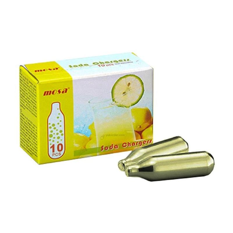 Soda Charger  ( 1 pack : 10 pc ) / mosa 0
