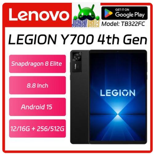 Jual Lenovo Legion Y700 4th Snapdragon 8 Elite TB322FC 16/512GB