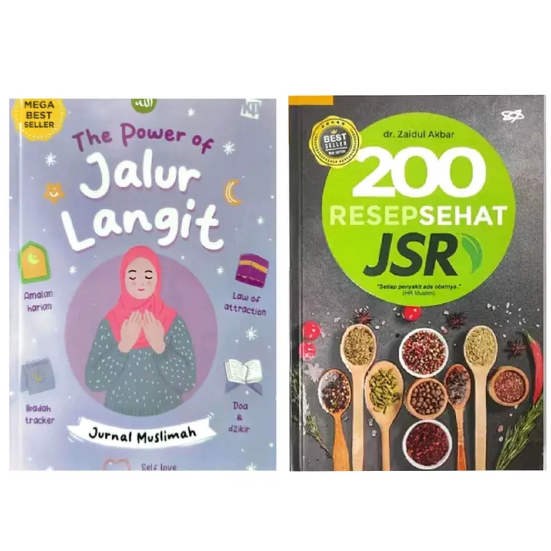 Paket 2 buku The Power Of Jalur Langit + 200 Resep Sehat JSR [Jurus Sehat Rasulallah]
