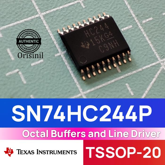 Temp Instrument Element Types Jual SN74HC244 Octal Buffers and Line Driver SN74HC244PWR HC244 TSSOP ...