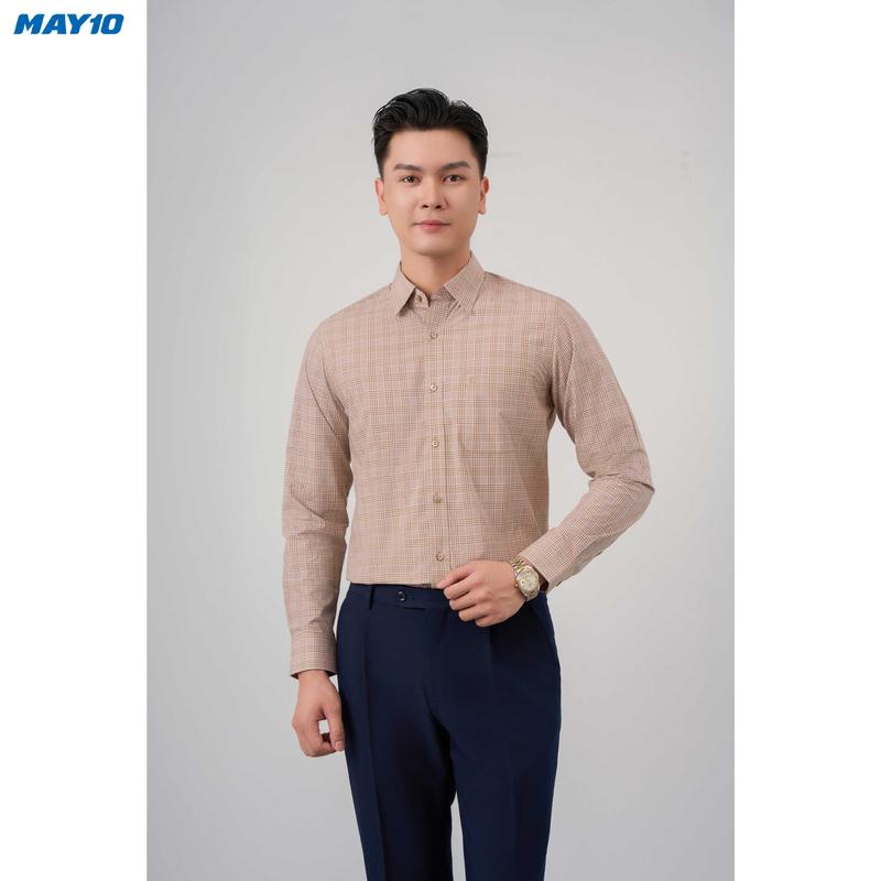  Sơ mi nam BAMBOO dài tay May 10 010123233 - #AK360 form Regularfit 