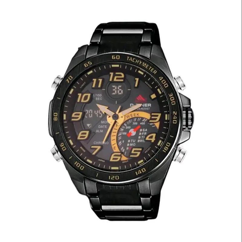 JAM TANGAN PRIA D-ZINER 8292 DOUBLE TIME ORIGINAL 0