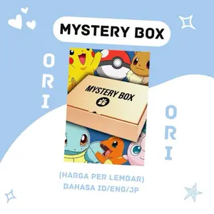 Mystery Box Kartu Pokemon TCG Indonesia / English / Japan