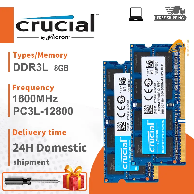 Mémoire RAM 1Go DDR1 PC2700 333MHz SODIMM - Pour PC Portable - Reconditionnée