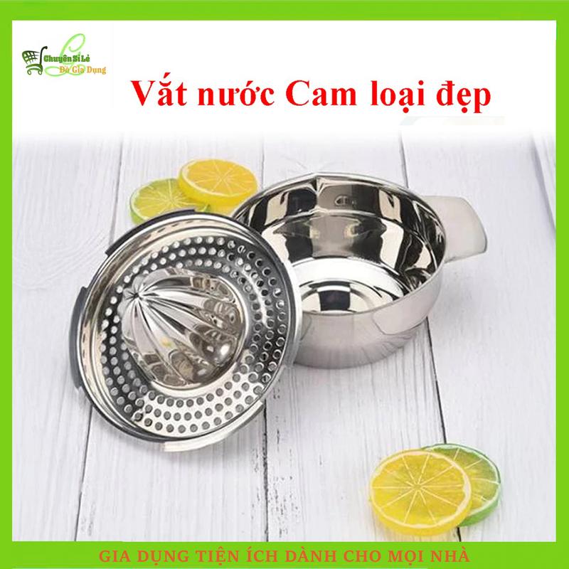 Bộ Vắt cam, quýt, chanh, inox cầm tay siêu tiện lợi dụng cụ nhà bếp