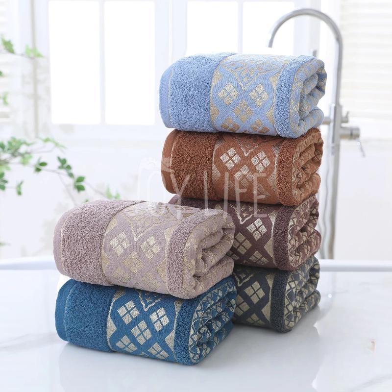 Handuk Mandi Jumbo Uk 70x140cm Tebal Menyerap Air Lembut Bahan 100% Katun 2