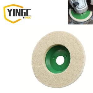 YC高密度植毛砥石1個 - 工業用鏡面研磨パッド - 回転工具に最適 - 精密機械加工布製 - 金属、ガラス、木材に最適 回転工具アクセサリ、現地配送をサポート
