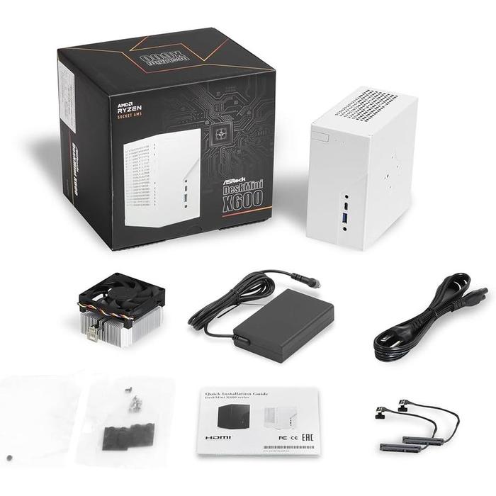 Gambar ASROCK DeskMini X600 Series BAREBONE AMD AM5 DDR5 | white dari STAR17 COM Kota Administrasi Jakarta Selatan Tokopedia