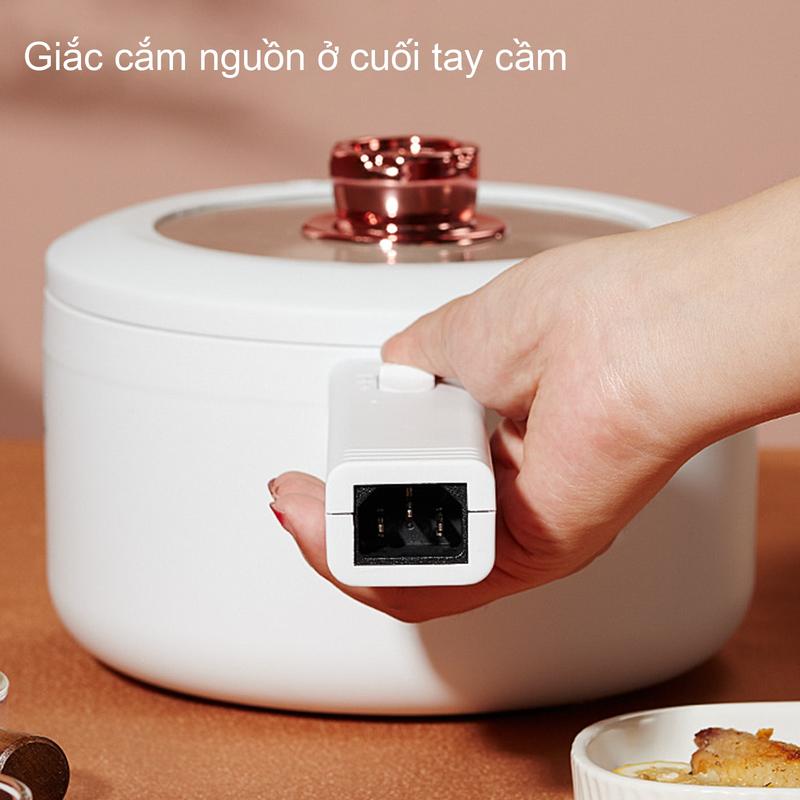 Nồi Điện Mini 2L Đa Năng Chống Dính | Thiết Bị Nấu Ăn Tiện Lợi - Quà Tặng Hoàn Hảo Cho Mẹ & Người Độc Thân
