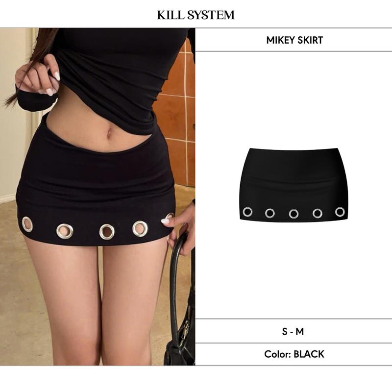 Chân váy ngắn mắt cáo sexy tôn dáng MIKEY - KILLSYSTEM