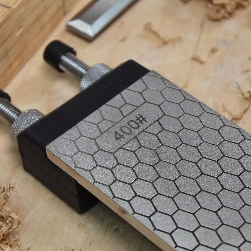 Product Introduction of Faithfull Diamond Whetstone 400G & 1000G Chisel Blade Sharpening Stone, FAIDWKIT triangular  drill  bit Kitchen Knife 6