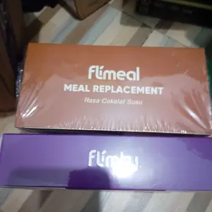 Flimeal Minuman Serbuk Rasa Coklat Susu - 1 box (isi 12 Sachet)