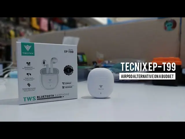 TWS Bluetooth TECNIX T99 Earphone Hitam Wireless Putih 5