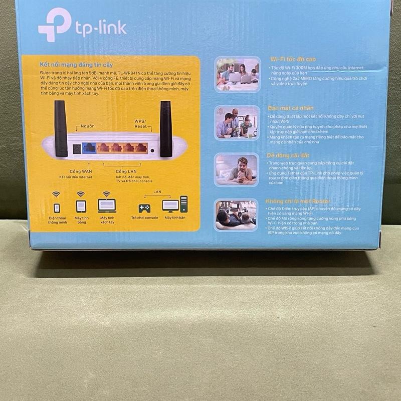 Bộ phát wifi TP-Link TL-WR841N (Chuẩn N/ 300Mbps/ 2 Ăng-ten ngoài 2