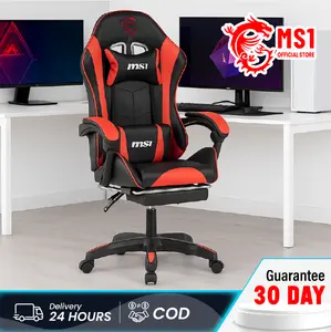 MS1 - Kursi Gaming Reclining Kursi Kantor Kerja Gamers Empuk Kursi Santai Ergonomis Dengan Footrest