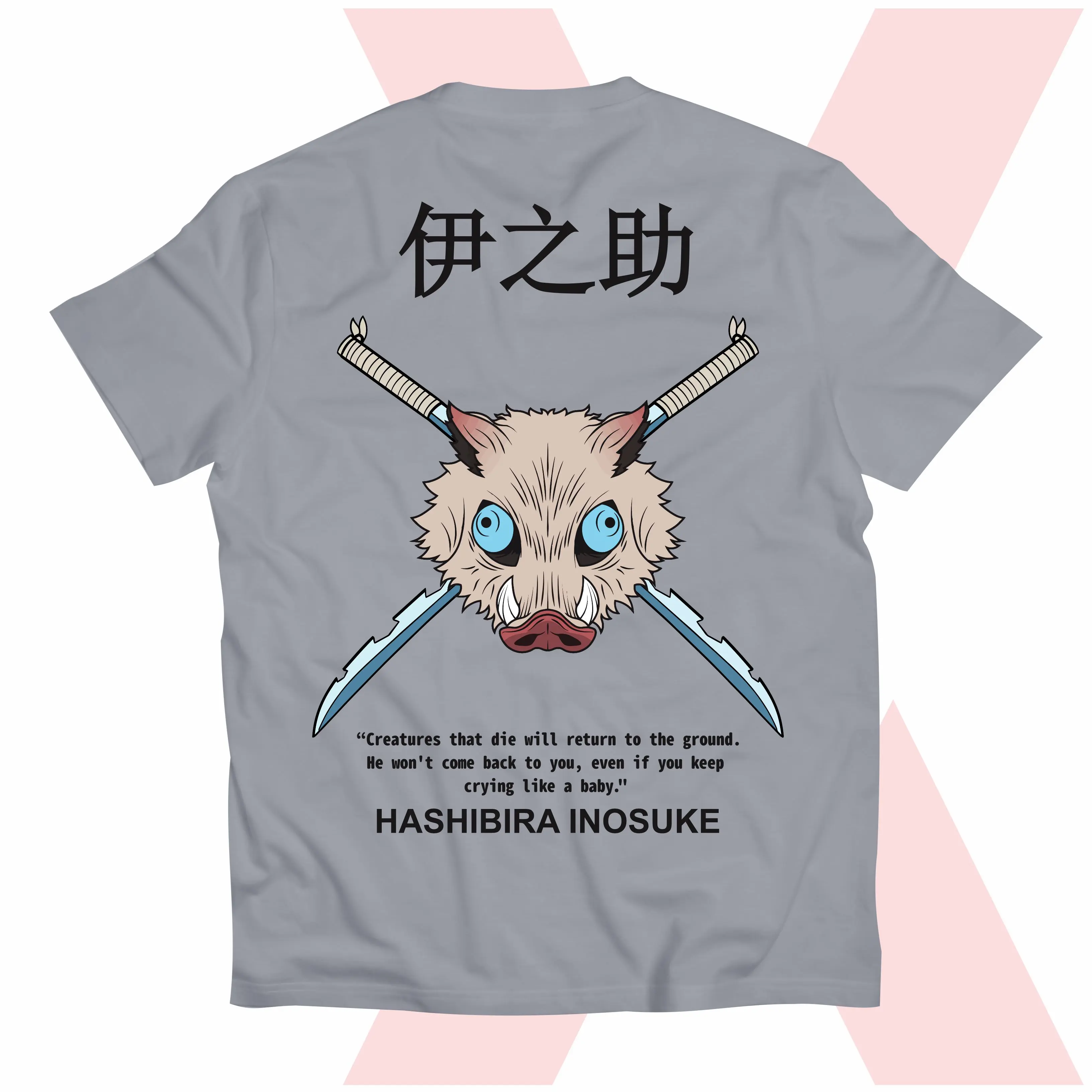 XGAN Baju Demon Slayer Hashibira Inosuke DS19X Kaos Anime katun 24s Jepang T-Shirt Anime Manga Premium Combed Karet Lembut Sablon Soft Tebal Distro Pria Kain Dewasa Oblong