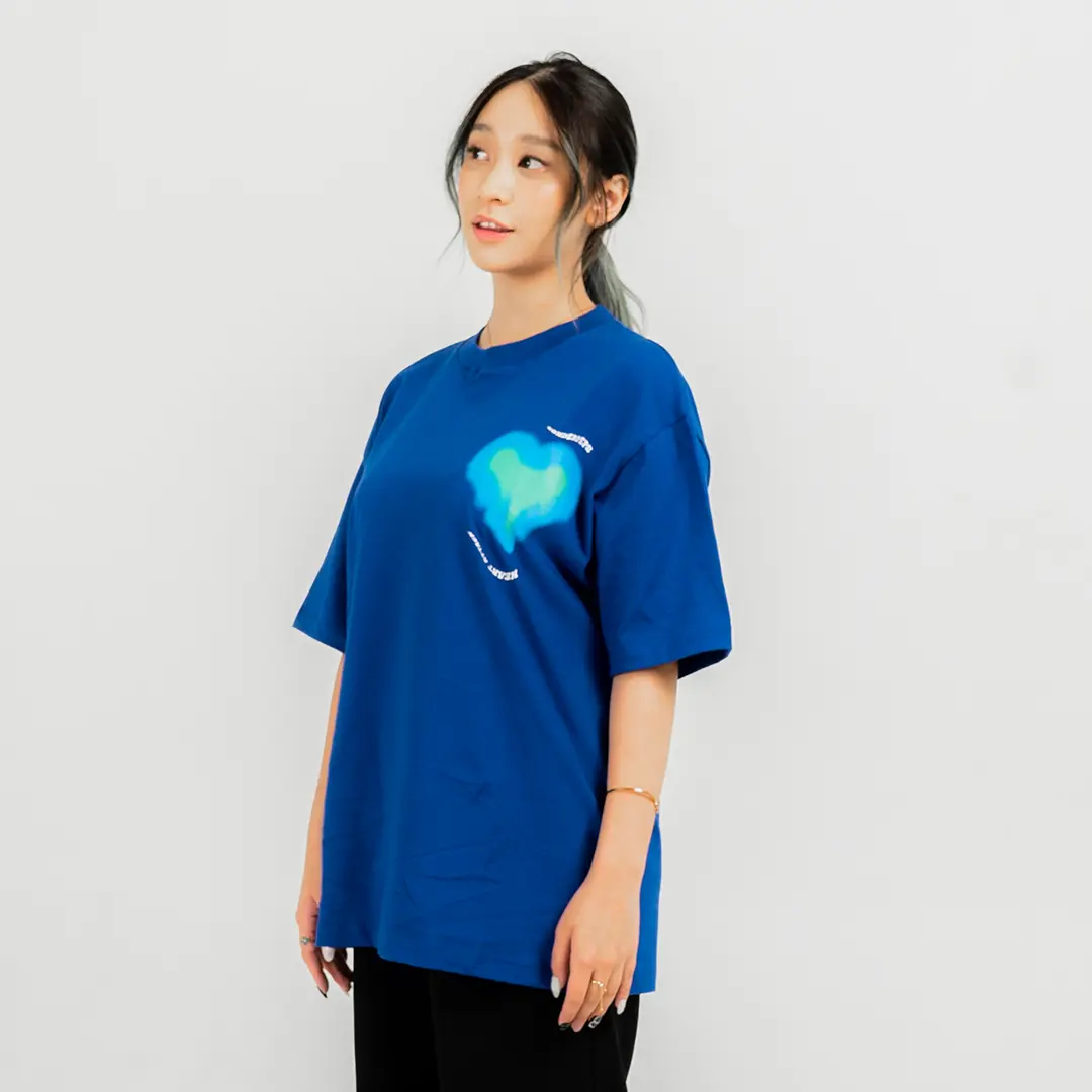 Sonderpeps - Kaos Oversize Pria Wanita Tshirt - Lorn Blue