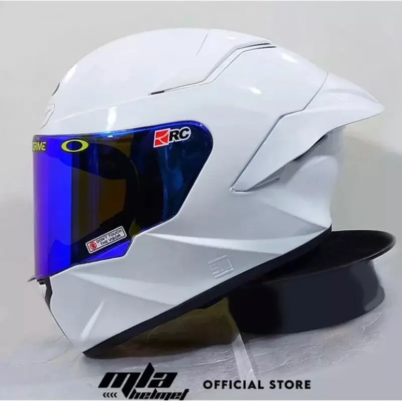 ￼Helm Full face Ttc Polos MLA Hitam Doft Paket Ganteng || Helm Kbr full Face model Tt course || Motorcycle 7