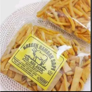 KRECEK RAMBAK KULIT SAPI KERUPUK RAMBAK KULIT SAPI MENTAH PANJANG 1KG