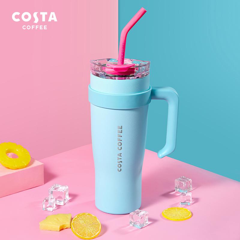 Costa Large Capacity Big Mac Good-looking Straw Thermal Insulation Cup ...