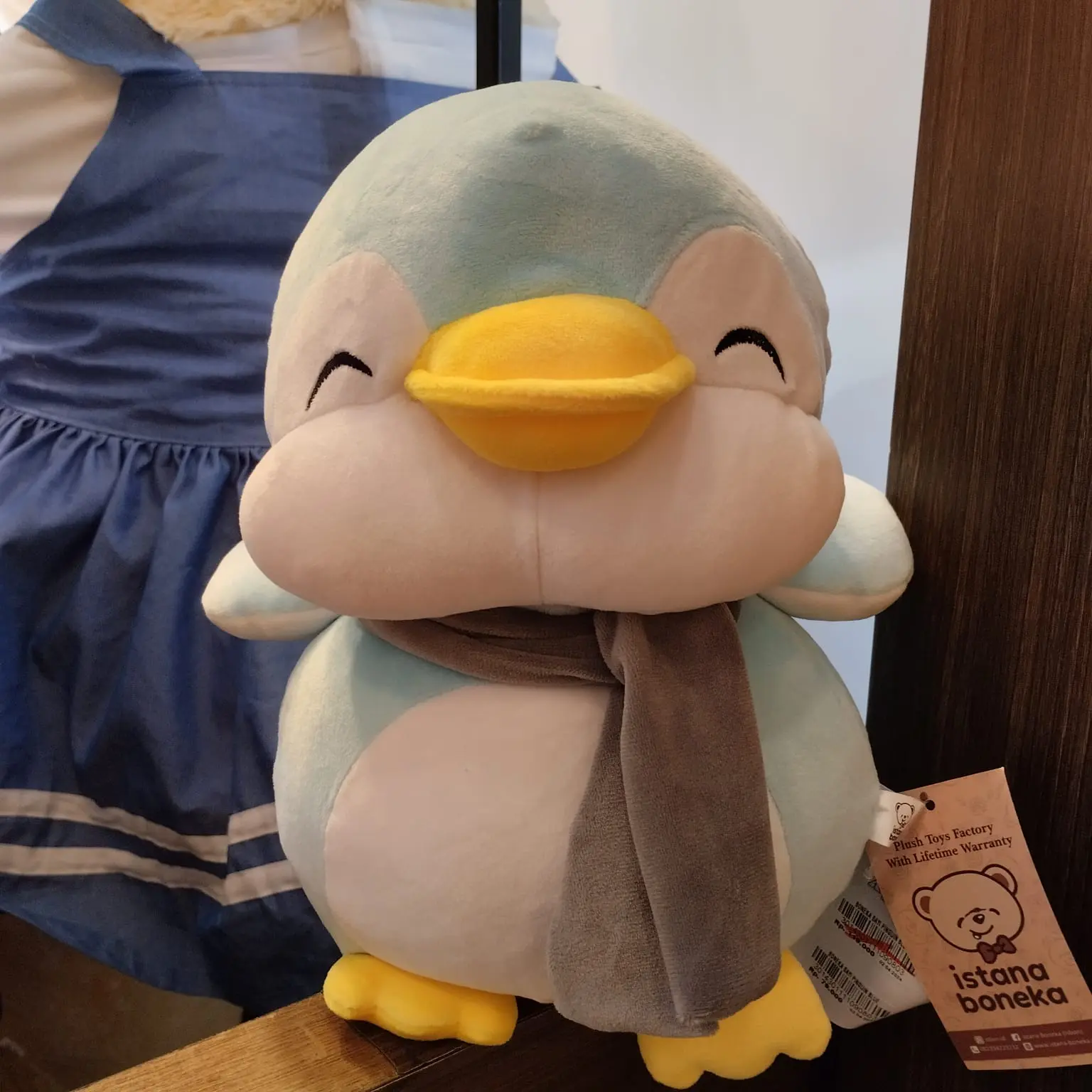ISBON, BONEKA BAYI PINGUIN, +3TH, MAINAN, EDUKASI