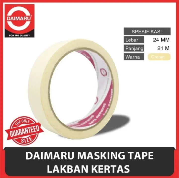 Lakban lem Kertas DAIMARU 1 Inc Masking Tape