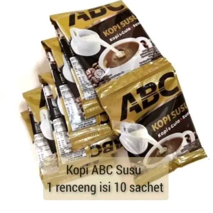ABC SUSU 1 RENCENG ISI 10 PCS Kopi Mix