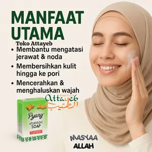 Sabun Jerawat Pyary Ayurvedic Turmeric Original Sabun Arab