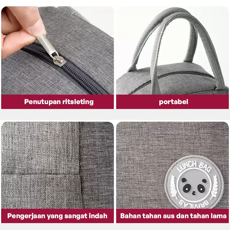 【LOWA】Lunch Bag Tas Makanan Anak Refrigerated Lunch Box Fitur BRIVILAS Murah 1