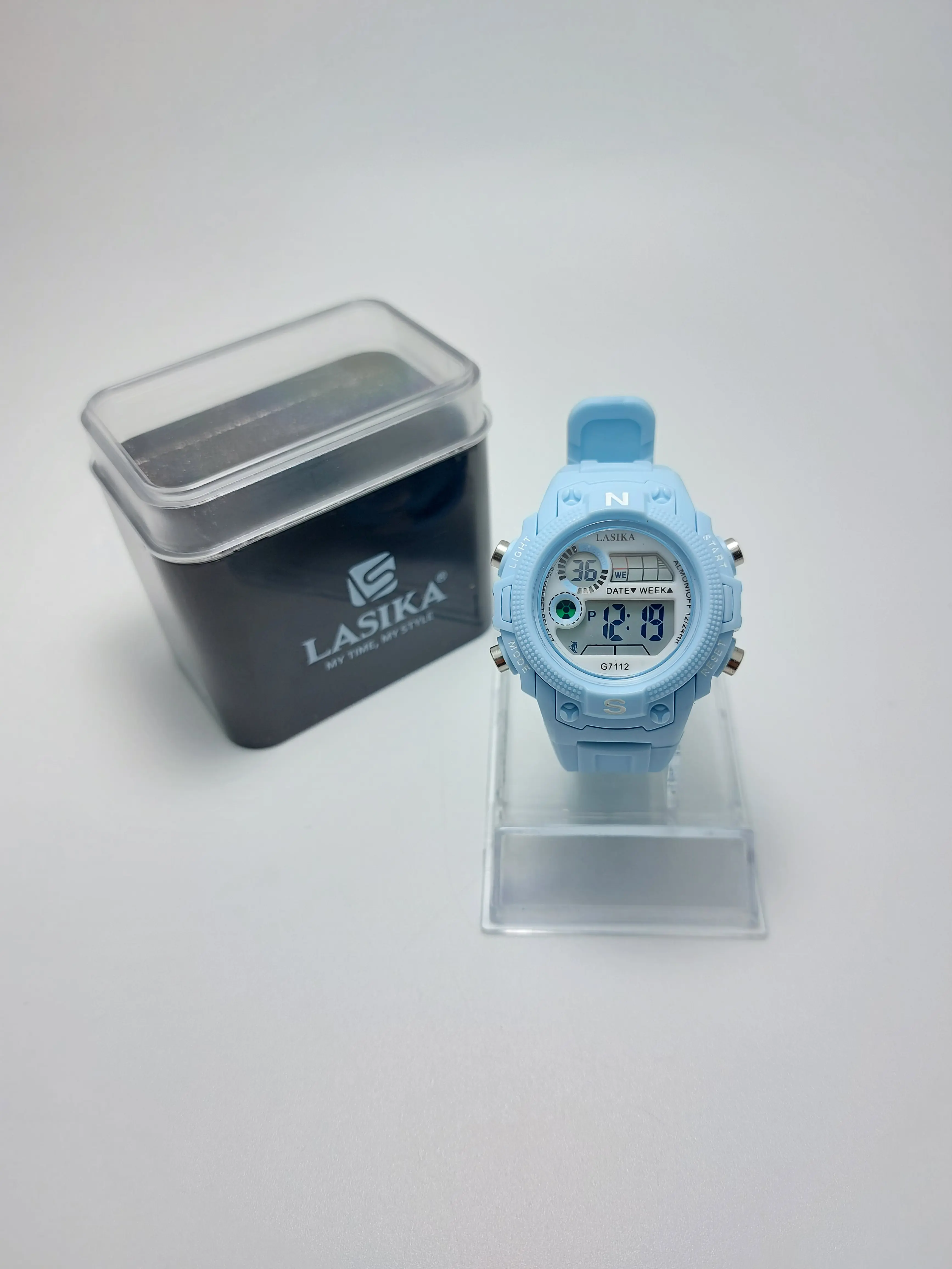Jam Tangan Anak Bulat Digital Merk Lasika Type 7112