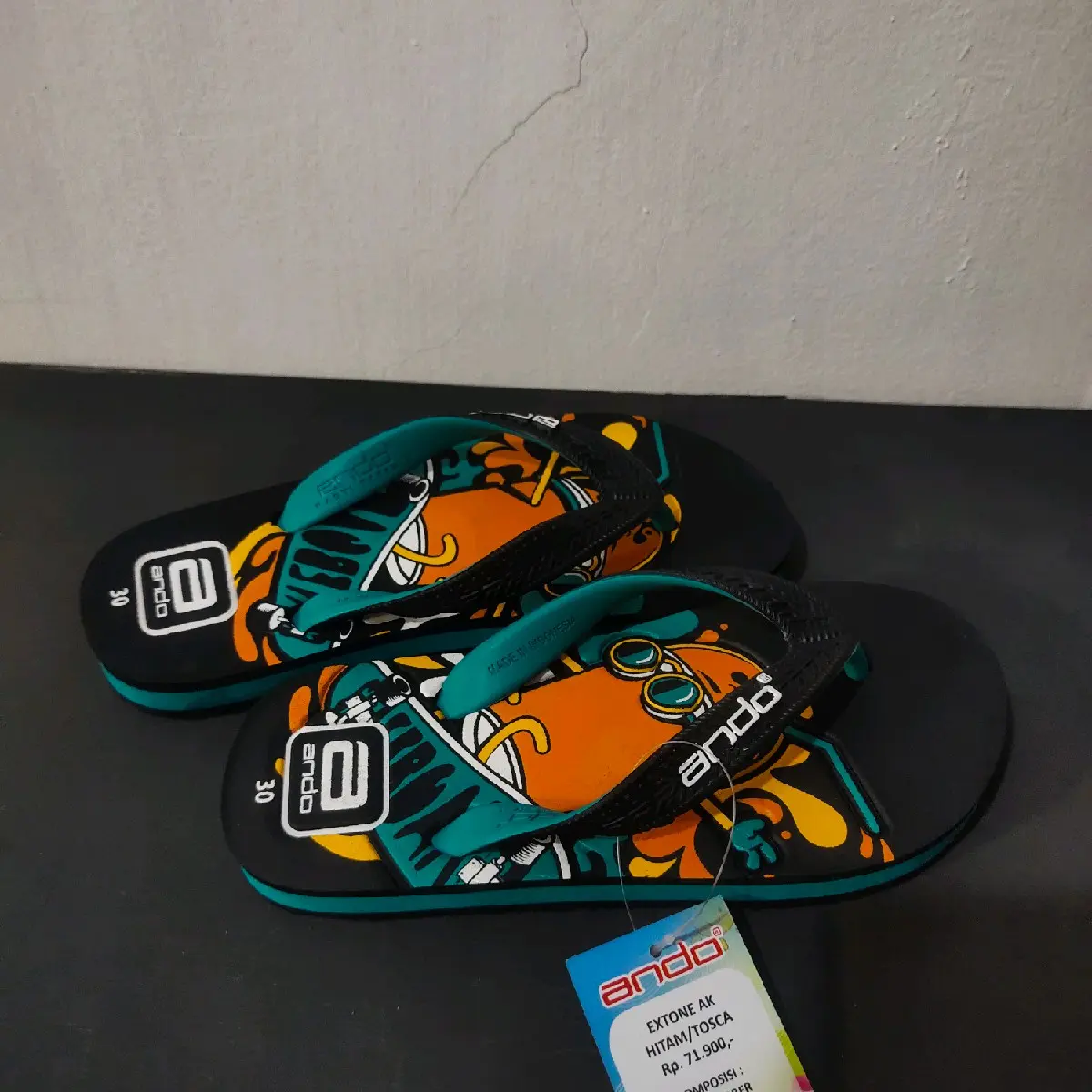 Sandal Anak Ando tipe Extone AK size 28 - 31