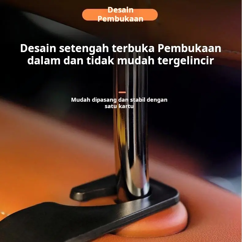 organizer Mewah Multifungsi untuk Sandaran Jok Mobil, Rak HP & Gelas di Belakang Jok, Kotak Penyimpanan Anti Air Tanpa Pemasangan dan Bisa Dilepas, Tas Penyimpanan Klasifikasi & Tempat Tisu Mobil, 6