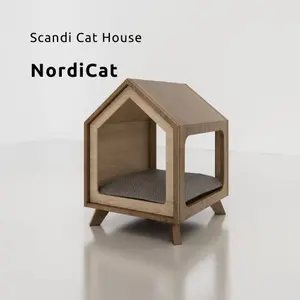 NordiCat Little Paws by Am8ience Designs– Rumah Kucing Minimalis Skandinavia | Custom Pet Furniture