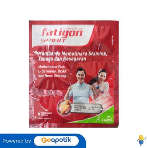 Gambar FATIGON SPIRIT STRIP 6 KAPLET dari Apotek Potenza Jakarta by GoApotik Kota Administrasi Jakarta Selatan Tokopedia