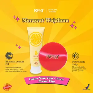[BEST SELLER] Kelly Lemon Soap 75gr + Kelly Pearl Cream 15gr Original BPOM
