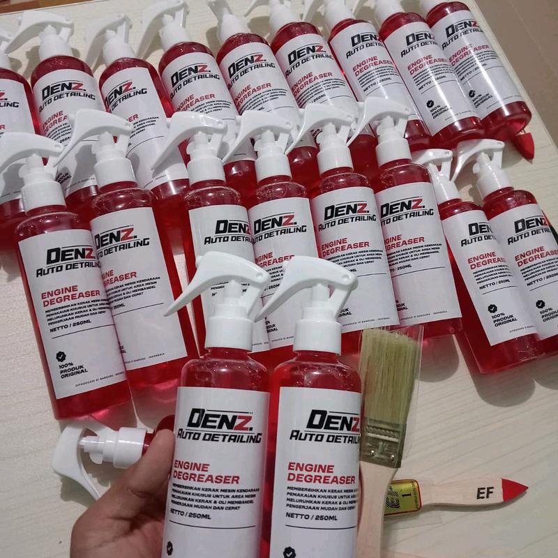 ORIGINAL ENGINE DEGREASER pembersih kerak mesin/DENZ AUTO DETAILING uk 250 ml 4