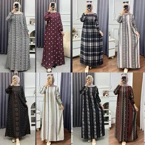 Gamis Panjang Gamis Rayon Viscose Gamis Wanita Panjang 135 Busui Adem Nyaman