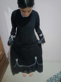 Product Review of Yesha Flowers Abaya by fanny.beauty.id  Kombinasi Satin Polos  Mewah  Dress  Gamis  Wanita Muslim Bunga  Cantik from E** r**h 1