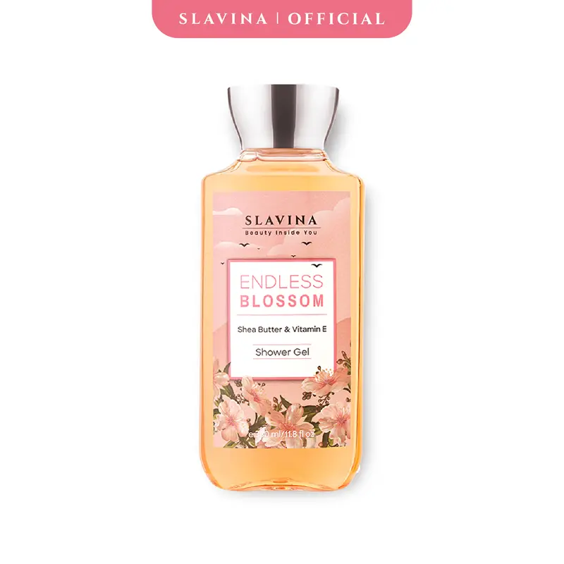 SLAVINA Endless Blossom Shower Gel - Sabun Mandi Nagita Slavina Body Wash 350ml 5