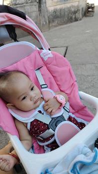 Product Review of 【FREE SHIPPING】Cheap Price Foldable Giraffe sheep Star Print Baby Stroller High Chair Seat Cushion Liner Mat Pad Cover Protector from E**n A**h 0