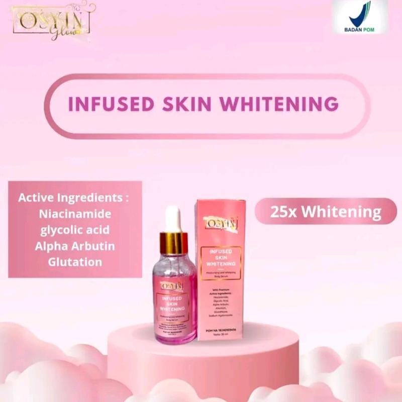 OSYIN GLOW INFUSED SKIN WHITENING | Body Booster Whitening | Paket Body Booster+Infused Whitening 1