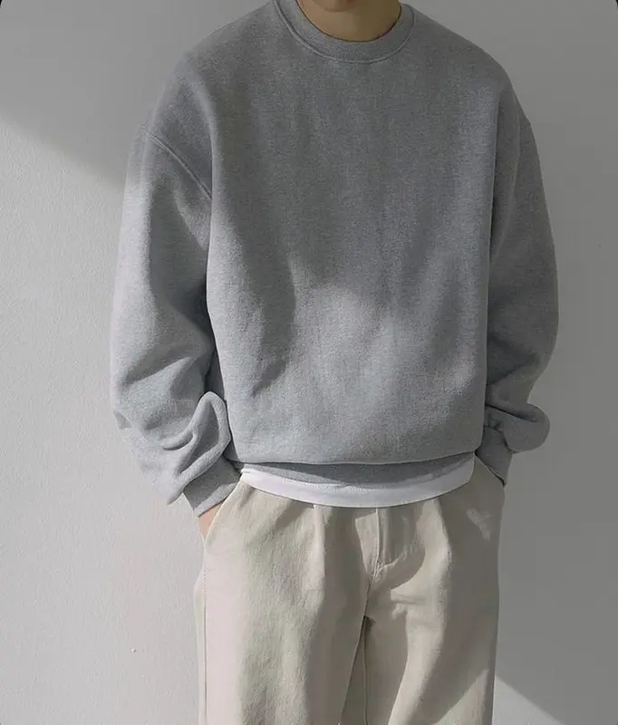 SWEATER BASIC UNISEX POLOS PRIA WANITA SIZE S-5XL 1